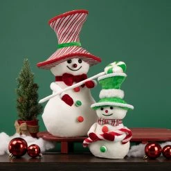Northlight 15" Snowman With Lollipop Christmas Decoration -Northlight Shop northlight ja93314 ja93315 style 31312.1665611033