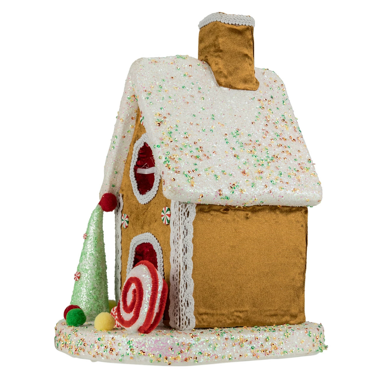 Northlight 13" Gingerbread Candy House Christmas Decoration 4 Northlight 13" Gingerbread Candy House Christmas Decoration - Image 4