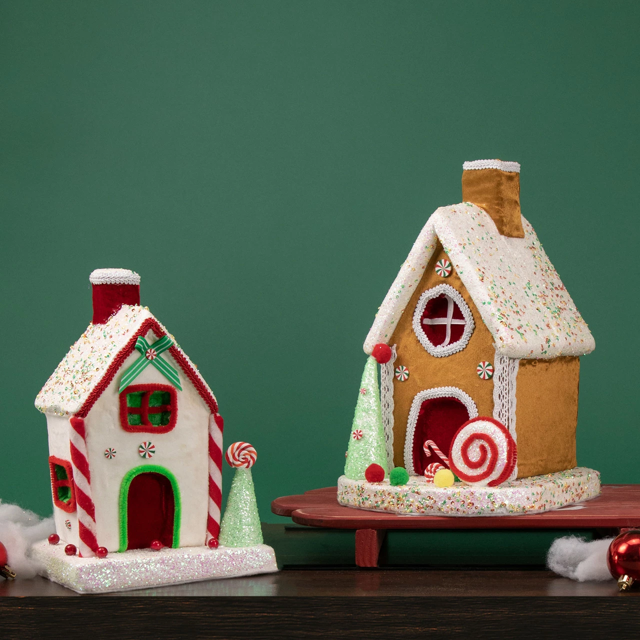 Northlight 13" Gingerbread Candy House Christmas Decoration 2 Northlight 13" Gingerbread Candy House Christmas Decoration - Image 2