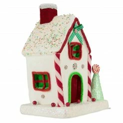 Northlight 11" White And Red Peppermint Candy House Christmas Decoration -Northlight Shop northlight ja93320 2 05395.1645837541