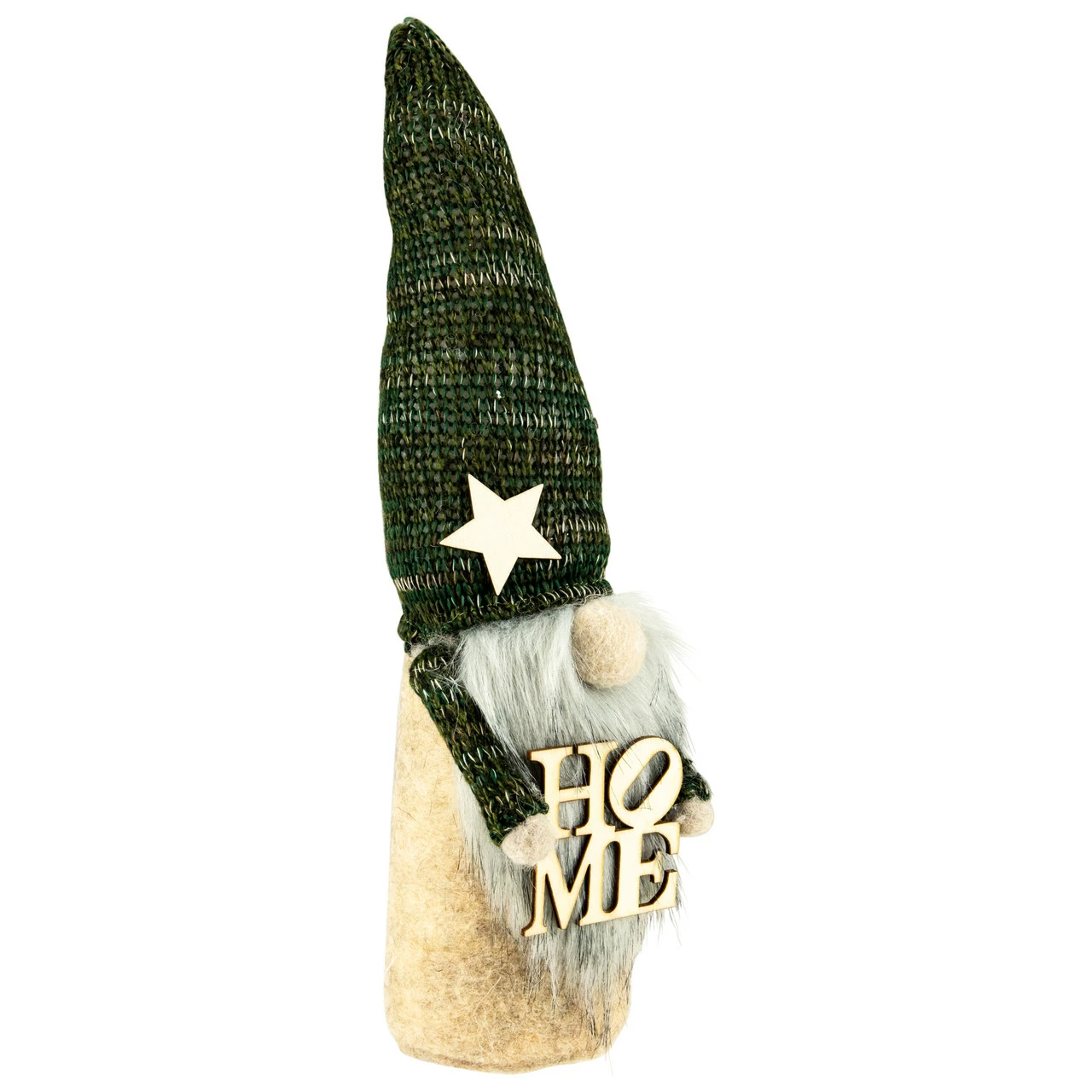 Northlight 14" Green Knit Standing Home Gnome Christmas Figure 3 Northlight 14" Green Knit Standing Home Gnome Christmas Figure - Image 3