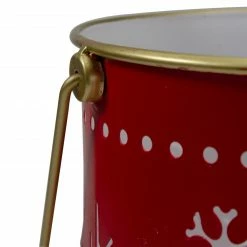 Northlight Set Of 2 Red And Gold Metal Snowflake Candle Lanterns Christmas Decoration -Northlight Shop northlight jf91324 3 12338.1605061114