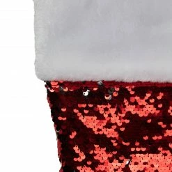 Northlight 22" Red And Silver Reversible Sequined Christmas Stocking 11 Northlight 22" Red And Silver Reversible Sequined Christmas Stocking -Northlight Shop northlight l27912 5 48324.1588396888