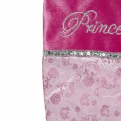 Northlight 21" Pink And Silver Glittered Princess Christmas Stocking With Cuff -Northlight Shop northlight l49651 2 50031.1665610738