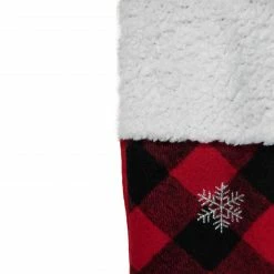 Northlight 20.5" Red And Black Plaid Christmas Stocking With A Vintage Truck -Northlight Shop northlight l88004 2 sample 54818.1604110081