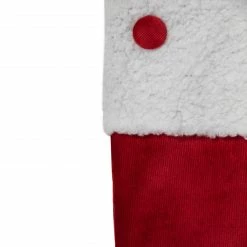 Northlight 20.5-Inch Red And White Velvet Christmas Stocking With Faux Fur -Northlight Shop northlight l88029 2 sample 33935.1604110073