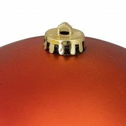 Northlight Burnt Orange Matte Shatterproof Christmas Ball Ornament 8" (200mm) -Northlight Shop northlight lj35034 1 53076.1608780006