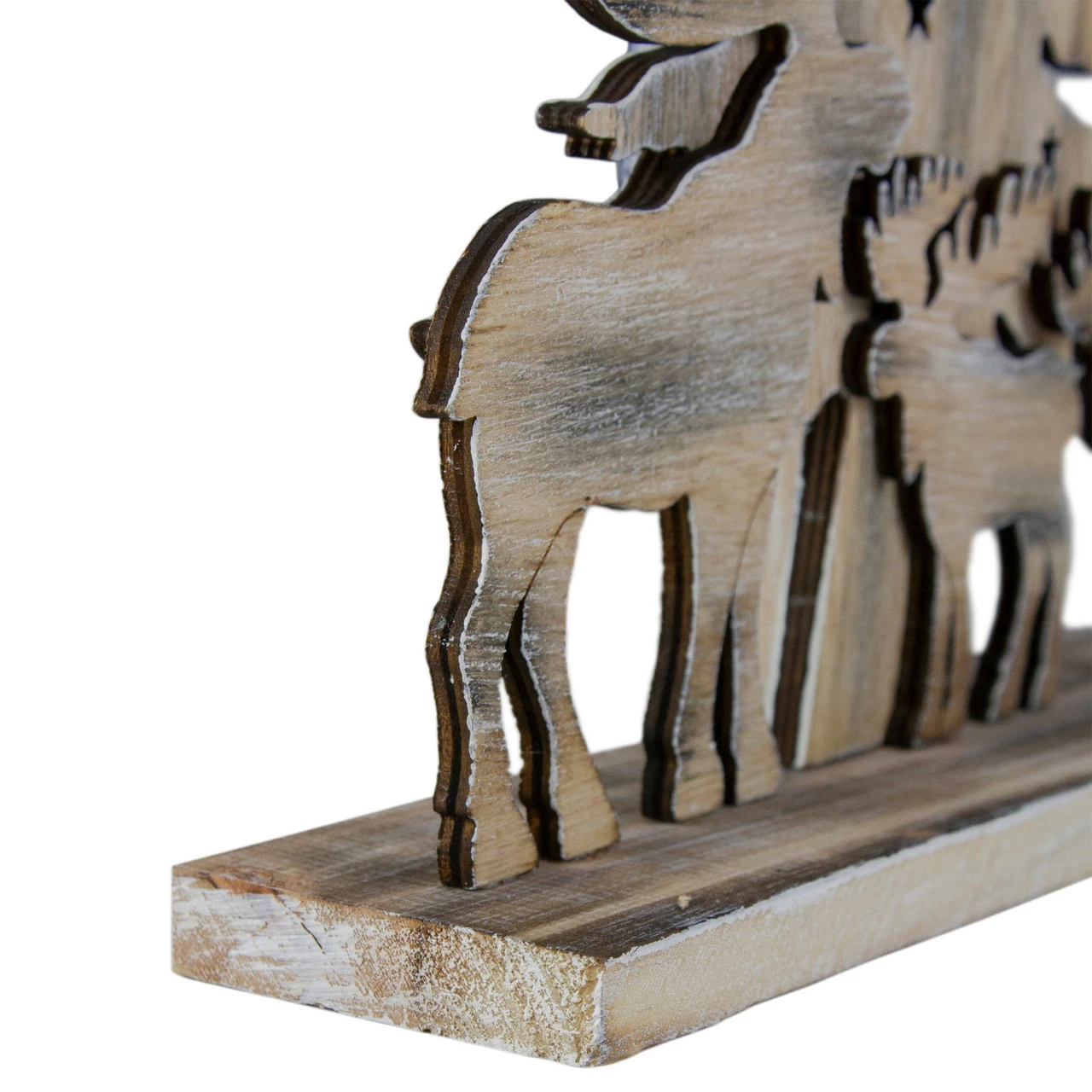 Northlight 13.5" LED Lighted Moose Family Christmas Tabletop Decoration 4 Northlight 13.5" LED Lighted Moose Family Christmas Tabletop Decoration - Image 4