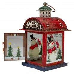 Northlight Red, White And Gray Snowman "WELCOME" Christmas Lantern 9.75" 7 Northlight Red, White And Gray Snowman "WELCOME" Christmas Lantern 9.75" -Northlight Shop northlight lk27673 2 87974.1588362465