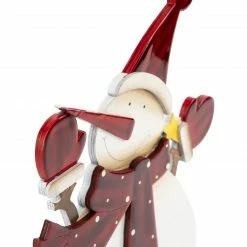 Northlight 12" Glossy Snowman In Red Scarf And Mittens Christmas Decoration -Northlight Shop northlight lk94197 4 96622.1665519603