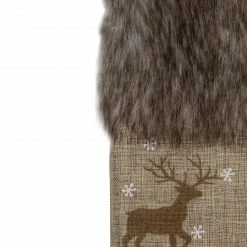 Northlight 20" Brown Reindeer Christmas Stocking With Faux Fur Cuff -Northlight Shop northlight lt90709 2 sample 64622.1665087478
