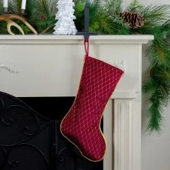 Northlight 20" Red And Gold Diamond Pattern Christmas Stocking 5 Northlight 20" Red And Gold Diamond Pattern Christmas Stocking -Northlight Shop northlight lt90715 5 12699.1665611933