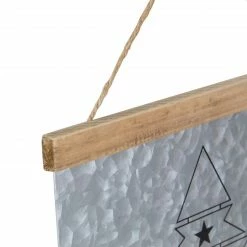 Northlight 16" We Wish You A Merry Christmas Galvanized Sheet Metal Hanging Wall Sign -Northlight Shop northlight mu90981 3 sample 98124.1618414095