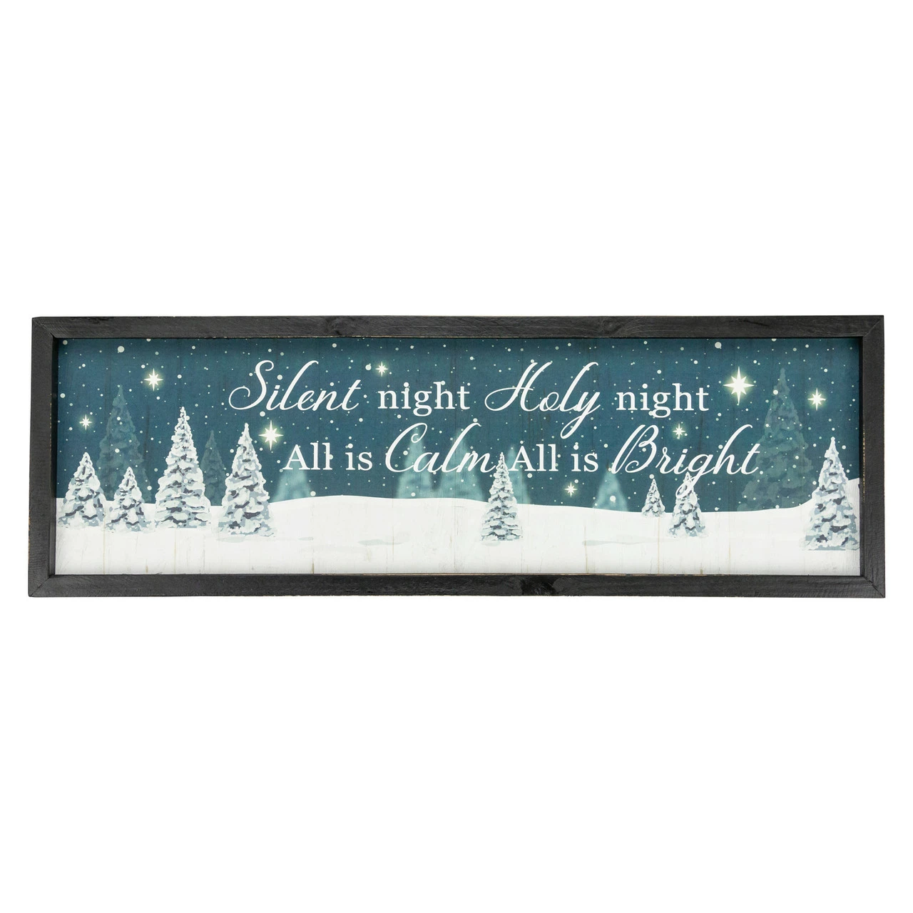 Northlight 23.5" Framed Silent Night Christmas Wall Sign 1 Northlight 23.5" Framed Silent Night Christmas Wall Sign