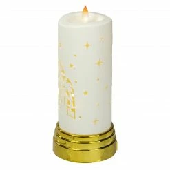 Northlight 9" Gold And White Nativity Scene Flameless Candle -Northlight Shop northlight mw20x1219 1 55241.1664638690