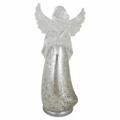 Northlight 13” Lighted Angel Holding A Star Christmas Tabletop Figurine