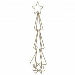 Northlight 17.5" LED Lighted B/O Gold Glittered Wire Christmas Cone Tree - Warm White Lights 9 Northlight 17.5" LED Lighted B/O Gold Glittered Wire Christmas Cone Tree - Warm White Lights -Northlight Shop northlight my89431 4 sample 78785.1604023644