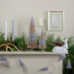 Northlight 16" LED Lighted B/O Silver And Gold Sisal Christmas Tree - - Warm White Lights -Northlight Shop northlight my89442 my89440 5 sample 02777.1604023643