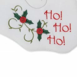 Northlight 19.25" Red And White Embroidered Ho Ho Ho Santa Face Christmas Stocking 5 Northlight 19.25" Red And White Embroidered Ho Ho Ho Santa Face Christmas Stocking -Northlight Shop northlight n02717santa 1 86677.1635422014