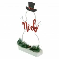 Northlight 12.75" LED Lighted Snowman Silhouette Christmas Noel Sign -Northlight Shop northlight nj92458 3 48864.1661885819