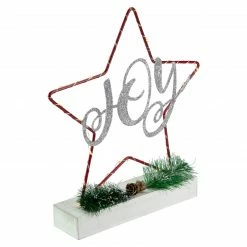Northlight 11" LED Lighted Star Silhouette Christmas Joy Sign -Northlight Shop northlight nj92463 2 46262.1661887120