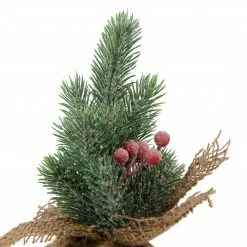 Northlight 8.5" Mini Frosted Pine Christmas Tree With Berries Burlap Pot -Northlight Shop northlight nl00948 b 3 11637.1648171809