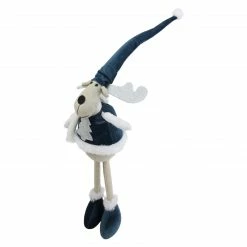 Northlight 18" Navy Blue And White Standing Elk Christmas Tabletop Decor 5 Northlight 18" Navy Blue And White Standing Elk Christmas Tabletop Decor -Northlight Shop northlight nl01177 3 87813.1599786794