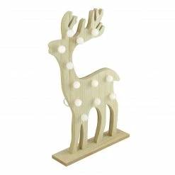 Northlight 15.75" Pre-Lit Brown Battery Operated LED Reindeer Christmas Figurine -Northlight Shop northlight nl01269 3 83712.1599873118