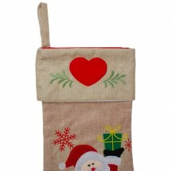 Northlight 19" Red And Green Santa Claus In Sleigh Embroidered Christmas Stocking -Northlight Shop northlight nl01823 3 49297.1603245300