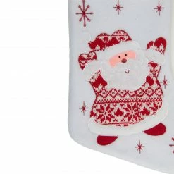 Northlight 19" Red And White "Let It Snow" Santa Claus Embroidered Christmas Stocking -Northlight Shop northlight nl01829 3 31421.1603245596