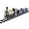 Northlight 14pc Black Battery Operated Lighted And Animated Classic Train Set