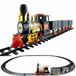Northlight 20pc Black And Red Battery Operated Classic Train Set 12" -Northlight Shop northlight nm1519 2 02076.1636808486