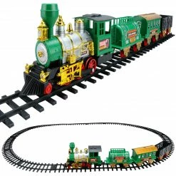 Northlight 20-Piece Battery Operated Lighted And Animated Classic Christmas Train Set With Sound -Northlight Shop northlight nm1559 2 53324.1637238879