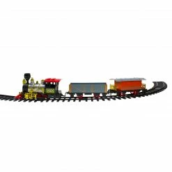 Northlight 17-Piece Lighted And Animated Gold And Red Classic Model Train Set With Sound -Northlight Shop northlight nm1569 1 94937.1588869959