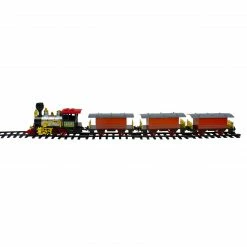 Northlight 20-Piece Battery Operated Red And Orange Animated Classic Christmas Train Set With Sound -Northlight Shop northlight nm1579 1 97455.1588870197
