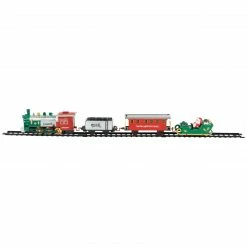 Northlight 16 Pc Silver And Red Battery Operated Lighted And Animated Christmas Holiday Train Set With Sound -Northlight Shop northlight nm94458 2 05308.1666900313