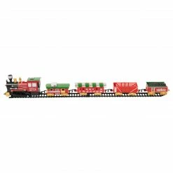 Northlight 21pc Red Battery Operated Lighted And Animated Classic Train Set -Northlight Shop northlight nm94465 2 30324.1665611040