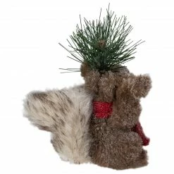 Northlight 7" Standing Squirrel With Pine Sprig And Red Scarf Tabletop Christmas Figurine -Northlight Shop northlight ns88225 4 sample 90494.1602813022