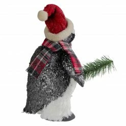 Northlight 13" Plush Penguin With Pine Branch Christmas Figure -Northlight Shop northlight ns88227 3 36399.1603245201