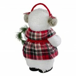 Northlight 12" Plush Girl Snowman With Ear Muffs Christmas Figure -Northlight Shop northlight ns88230 2 55431.1602121590