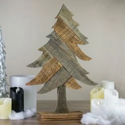 Northlight 23.5" Brown Textured Wood Tabletop Christmas Tree -Northlight Shop northlight ns88248 5 33063.1665580044