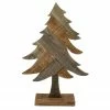 Northlight 23.5" Brown Textured Wood Tabletop Christmas Tree