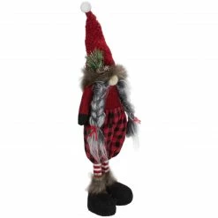 Northlight 17" Red And Black Buffalo Plaid Girl Gnome Christmas Figure -Northlight Shop northlight ns88249 4 sample 84413.1664292930