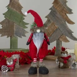 Northlight 17" Red And Black Buffalo Plaid Gnome Christmas Figure -Northlight Shop northlight ns88250 5 64520.1603677666