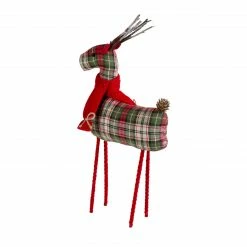 Northlight 16" Red And Green Plaid Standing Reindeer Christmas Figure -Northlight Shop northlight ns88269 2 22004.1665611634