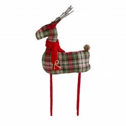Northlight 16" Red And Green Plaid Standing Reindeer Christmas Figure -Northlight Shop northlight ns88269 49347.1665611634