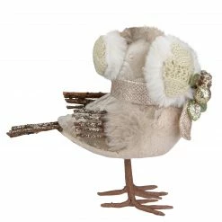 Northlight 6" Beige And White Plush Bird In Earmuffs Christmas Figure -Northlight Shop northlight ns88332 3 sample 07165.1665580041