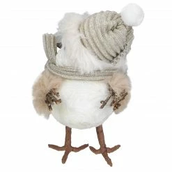 Northlight 5.25" White And Gold Bird In Winter Hat Christmas Figure -Northlight Shop northlight ns88335 4 sample 48161.1600996805