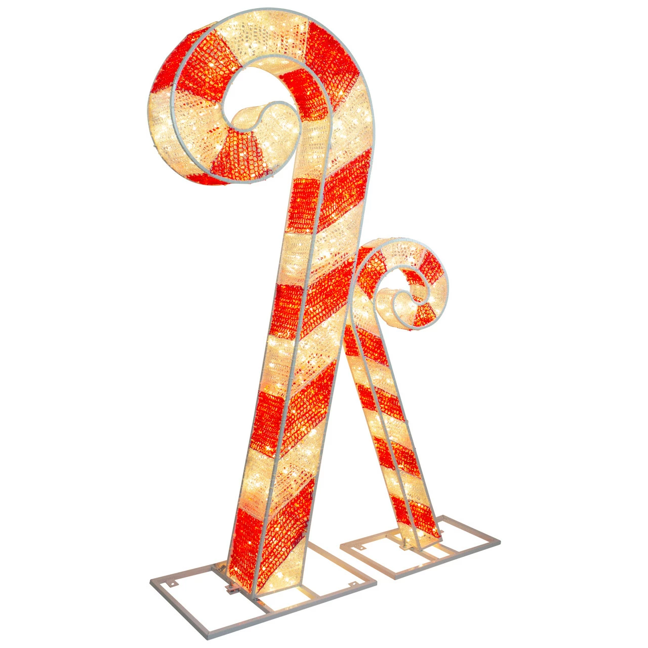 Northlight 6ft Lighted Commercial Grade LED Candy Canes Christmas Display Decoration 4 Northlight 6ft Lighted Commercial Grade LED Candy Canes Christmas Display Decoration - Image 4