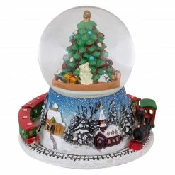 Northlight 6.25" Rotating Train And Christmas Tree Musical Animated Snow Globe 10 Northlight 6.25" Rotating Train And Christmas Tree Musical Animated Snow Globe -Northlight Shop northlight pm02740 3new 79259.1665610742